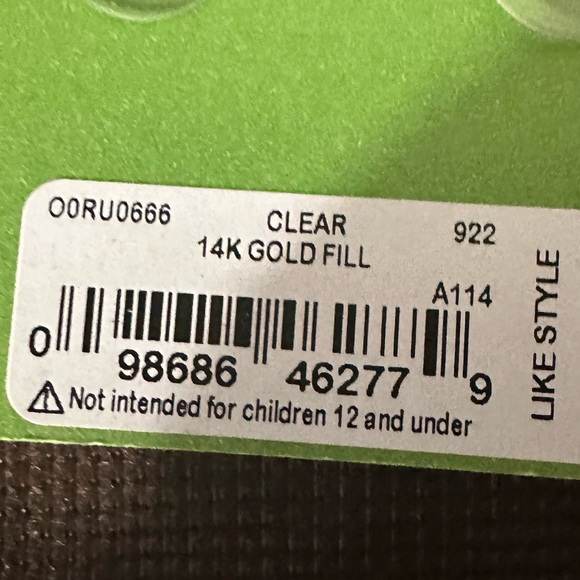 NWT Kate Spade Gumdrop Studs, Clear - Picture 5 of 5